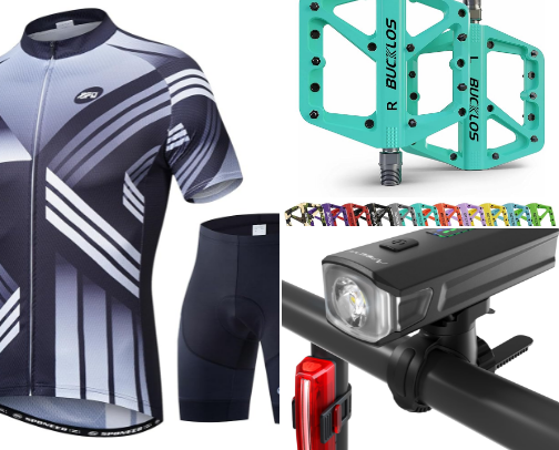 Top Bike Accessories cover photo collage