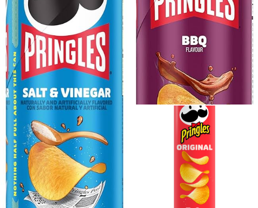 Chips and Snack- Pringles cover photo collage