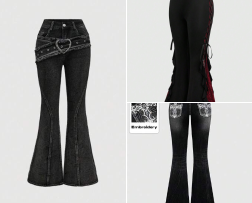 Romwe Alternative Fashion cover photo collage