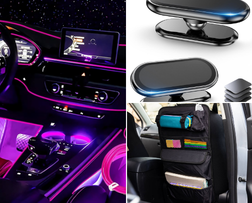 Car Accessories cover photo collage