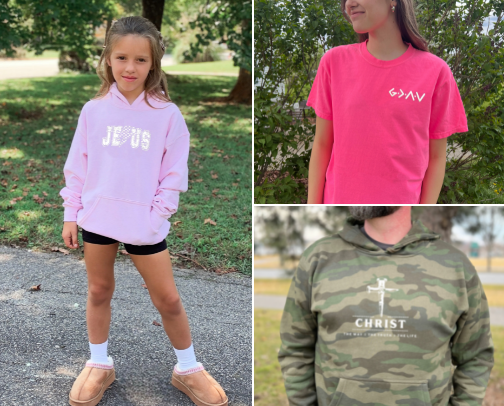Faith Wear cover photo collage