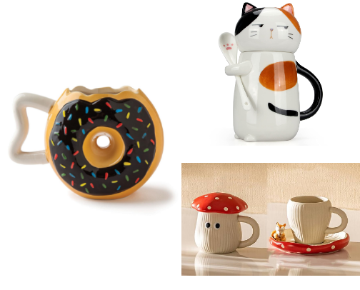 Unique Coffee Mugs cover photo collage