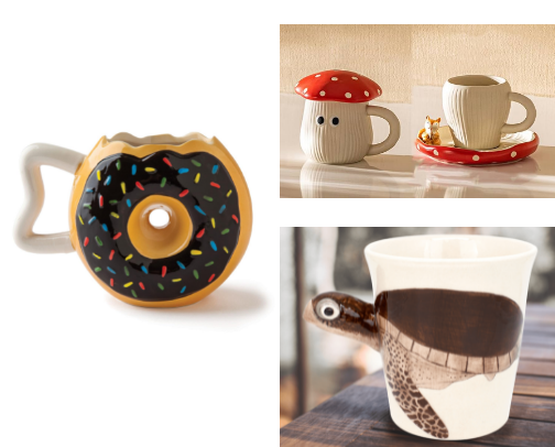 Unique Coffee Mugs☕ cover photo collage