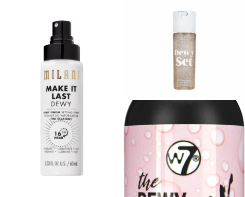 Top 10 Setting Sprays cover photo collage