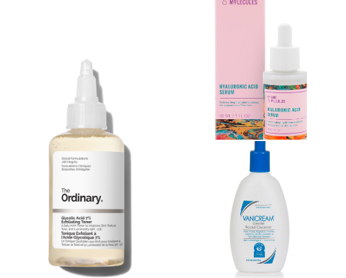 Skincare Favs! cover photo collage