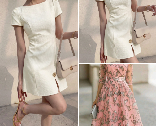Elegant Dress cover photo collage
