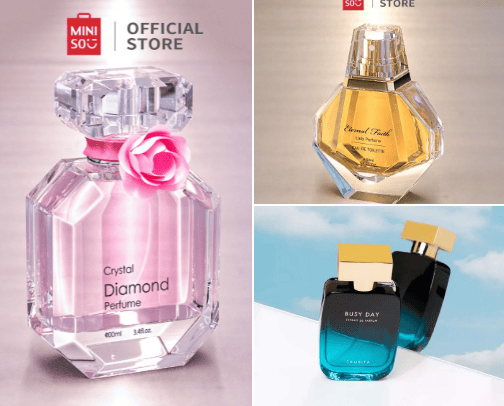 Parfum cover photo collage