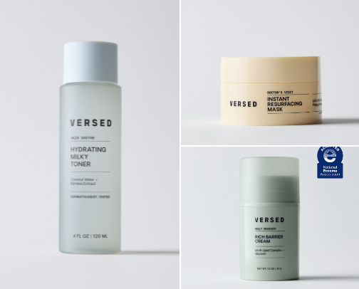 Skin care cover photo collage