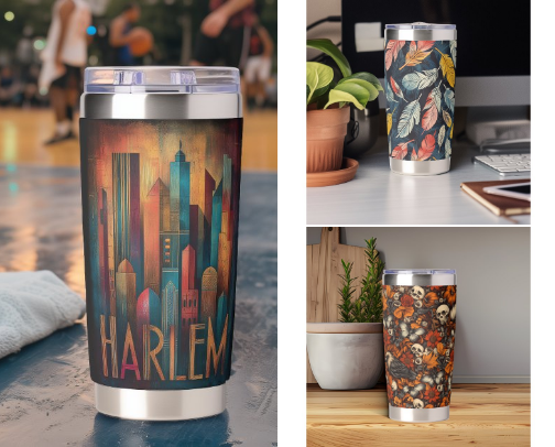Sip Life in Style with Insulated Tumblers - Hydration, Handled Beautifully cover photo collage