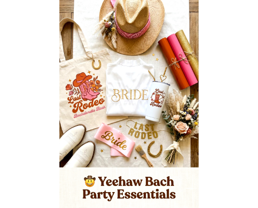 🤠 Yeehaw Bach Party Essentials cover photo collage
