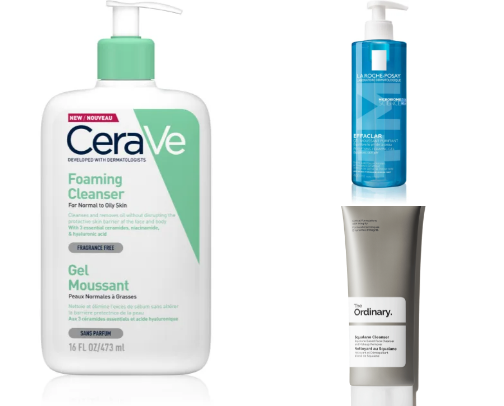 skincare for oily acne prone skin cover photo collage