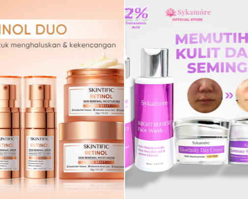 Produk Kecantikan cover photo collage