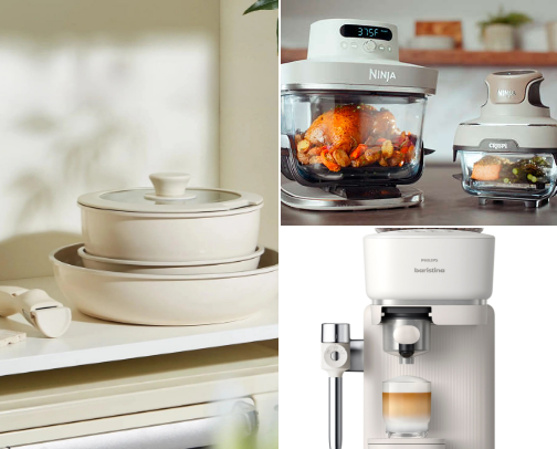Kitchen supplies cover photo collage