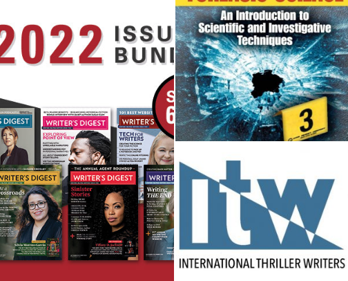 The Thriller and Crime Writer's Toolkit cover photo collage