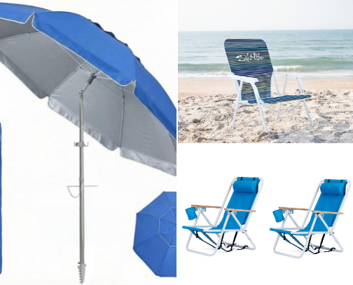 Salty, Sandy, and Prepared: The Ultimate Beach Day Checklist cover photo collage