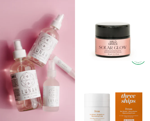 Holistic Clean Beauty & Skincare cover photo collage