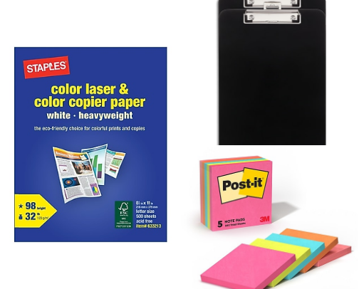 Staples cover photo collage
