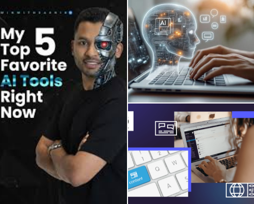 AI Tools That Save You Hours Every Week cover photo collage