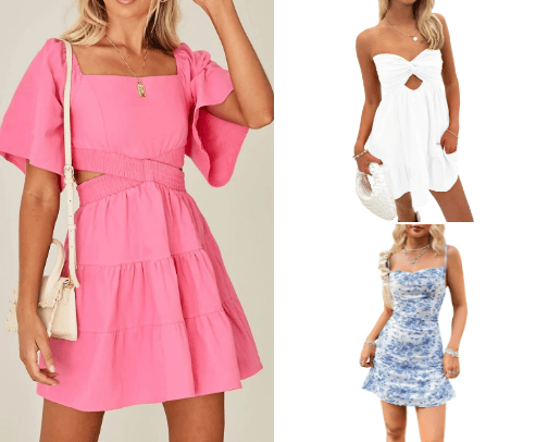 Best Mini Dress😚 cover photo collage
