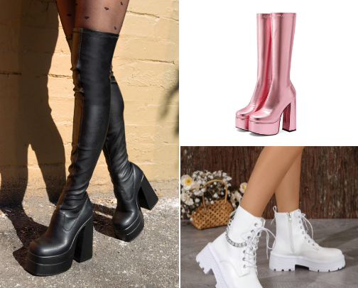 I'm kind of obsessed with boots cover photo collage