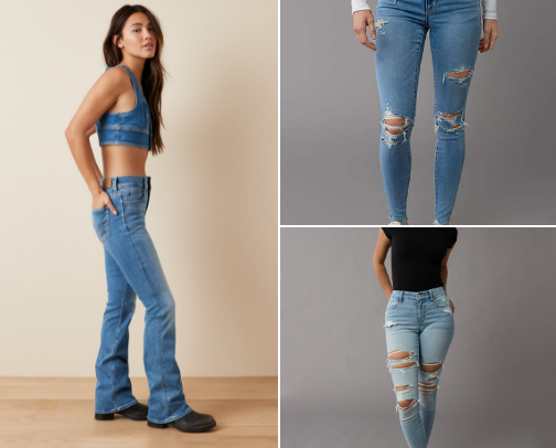 Best curvy jeans cover photo collage