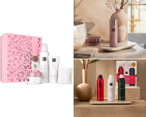 body care products 🌸🛀🌟 cover photo collage