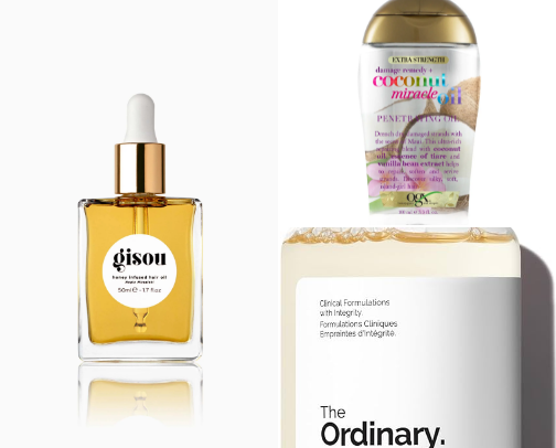 Hair care(for damaged hair, greasy hair, dandruff) cover photo collage