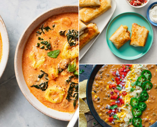 Freezer-Friendly Recipes for Busy Couples cover photo collage