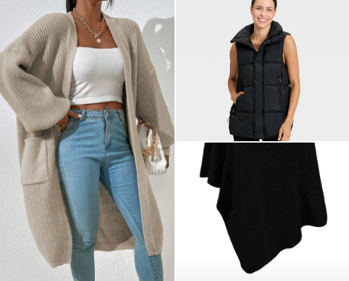 Throw a fit this season 🍃❄️🍂🥶🧣 cover photo collage