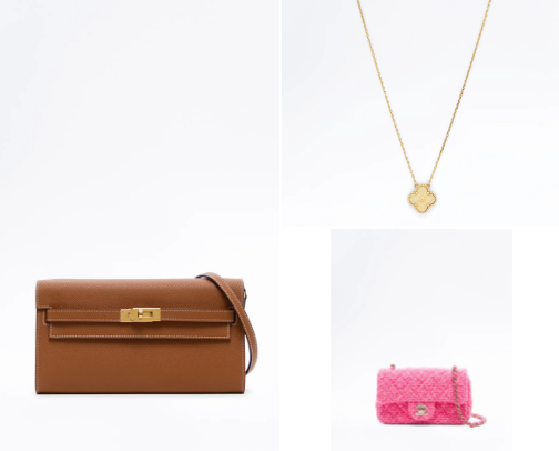 Rent Designer Bags & Fine Jewelry: Chanel, Hermès, Cartier & More cover photo collage