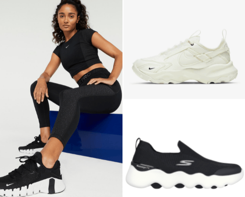 Sneakers- like walking on clouds cover photo collage