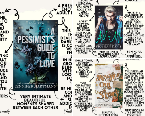 Second Chance Adult Romance Book Recommendations 📚 cover photo collage