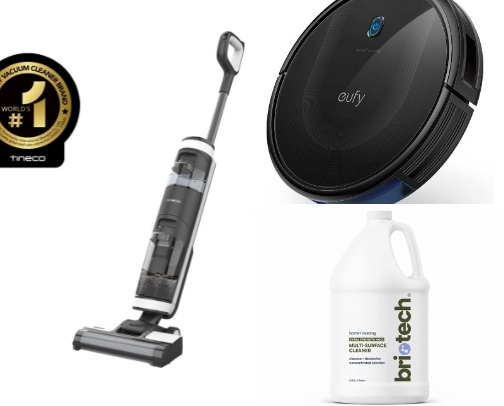 Clean house = clean mind        My must have cleaning supplies cover photo collage