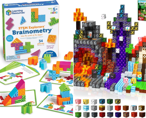 Screen Free STEM Toys & Activities for Kids cover photo collage