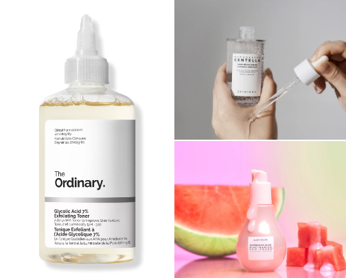 Dry skin friendly toner cover photo collage