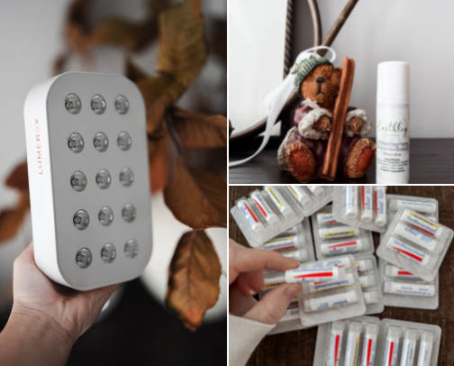 My wellness supplies cover photo collage