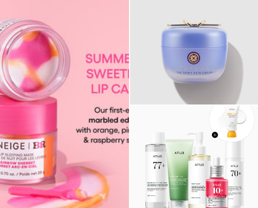 Skin, hair, and makeup for sensitive skin girlies! cover photo collage