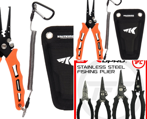 Essential Inshore Fishing Tools: Pliers, Grips, and Knives Every Saltwater Angler Needs cover photo collage
