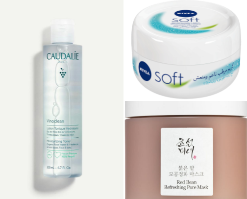 Skin care products that make your skin glowing cover photo collage