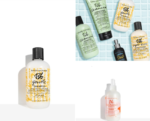 Hair care cover photo collage