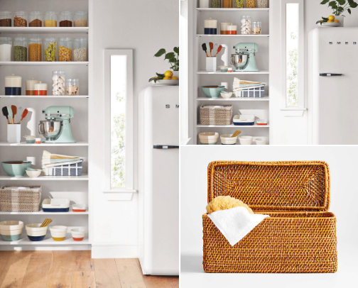 Crate & Barrel Organizing Favorites — Curated by Orgnze cover photo collage