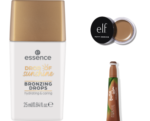 Best Inexpensive Liquid & Cream Bronzer For Fair Skin cover photo collage