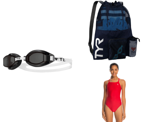 SWIM GEAR cover photo collage