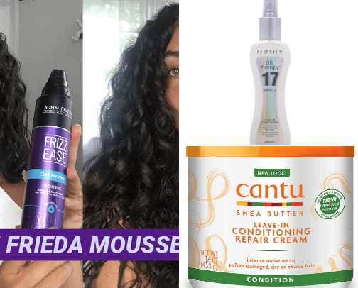 Curly Girl Hair Care cover photo collage