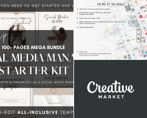 Social Media Manager Tools that YOU NEED! cover photo collage