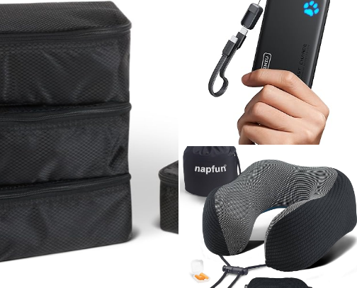 Amazon Travel Essentials cover photo collage