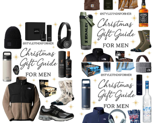 Gift guide: For Him cover photo collage