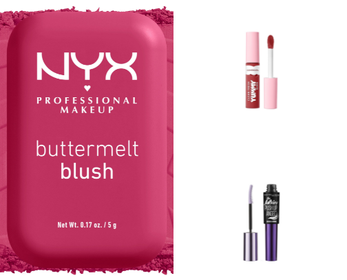 Drugstore makeup cover photo collage