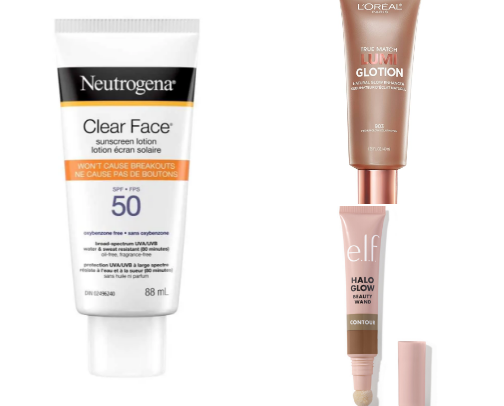 Makeup routine cover photo collage