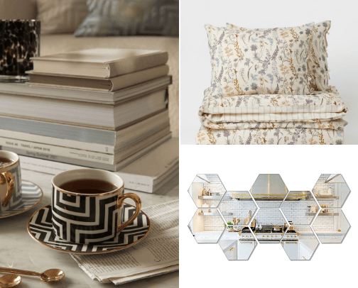 Home decor cover photo collage